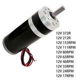 Maxbell Electric Motor Reversible Miniature Shaft Motor Gearbox for Accessories 372R