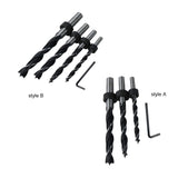 Maxbell Brad Point Drill Bit 6mm/8mm/10mm Hole Puncher Drilling Tools for Carpentry style A