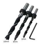 Maxbell Brad Point Drill Bit 6mm/8mm/10mm Hole Puncher Drilling Tools for Carpentry style A