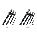 Maxbell Brad Point Drill Bit 6mm/8mm/10mm Hole Puncher Drilling Tools for Carpentry style A