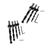 Maxbell Brad Point Drill Bit 6mm/8mm/10mm Hole Puncher Drilling Tools for Carpentry style A