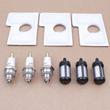 Maxbell 9Pcs Air Filter, Oil Filter, Sparking Plug Replacements for MS170 180 Parts