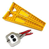 Maxbell Drawer Installation Aid Track Jig Door Drawer Track Jig Mounting Tools with 11inch Clamp