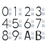 Maxbell house number Decorative for Hotel Room Office Commercial Building zero