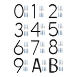 Maxbell house number Decorative for Hotel Room Office Commercial Building zero