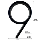 Maxbell house number Decorative for Hotel Room Office Commercial Building nine