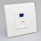 Maxbell Ethernet Wall Plate Outlet Fittings Easy Installation for Cable Installation