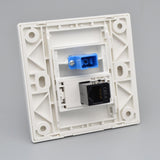 Maxbell Ethernet Wall Plate Outlet Fittings Easy Installation for Cable Installation