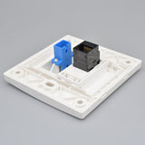 Maxbell Ethernet Wall Plate Outlet Fittings Easy Installation for Cable Installation