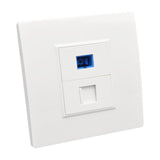 Maxbell Ethernet Wall Plate Outlet Fittings Easy Installation for Cable Installation
