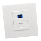 Maxbell Ethernet Wall Plate Outlet Fittings Easy Installation for Cable Installation