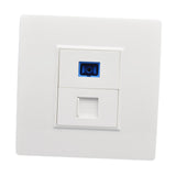 Maxbell Ethernet Wall Plate Outlet Fittings Easy Installation for Cable Installation