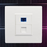 Maxbell Ethernet Wall Plate Outlet Fittings Easy Installation for Cable Installation