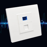 Maxbell Ethernet Wall Plate Outlet Fittings Easy Installation for Cable Installation