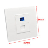 Maxbell Ethernet Wall Plate Outlet Fittings Easy Installation for Cable Installation