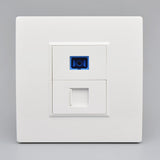 Maxbell Ethernet Wall Plate Outlet Fittings Easy Installation for Cable Installation