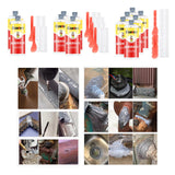 Maxbell Metal Glue Welding Glue High Temperature Resistant for Alloy Steel 2 Bottles