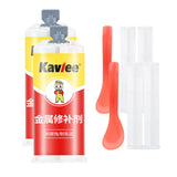 Maxbell Metal Glue Welding Glue High Temperature Resistant for Alloy Steel 2 Bottles