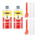 Maxbell Metal Glue Welding Glue High Temperature Resistant for Alloy Steel 2 Bottles