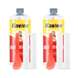 Maxbell Metal Glue Welding Glue High Temperature Resistant for Alloy Steel 2 Bottles