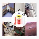 Maxbell Metal Glue Welding Glue High Temperature Resistant for Alloy Steel 2 Bottles