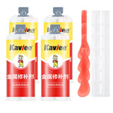 Maxbell Metal Glue Welding Glue High Temperature Resistant for Alloy Steel 4 Bottles