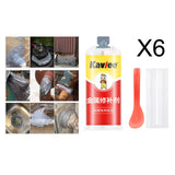 Maxbell Metal Glue Welding Glue High Temperature Resistant for Alloy Steel 6 Bottles