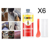 Maxbell Metal Glue Welding Glue High Temperature Resistant for Alloy Steel 6 Bottles