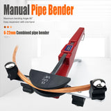 Maxbell Refrigeration Ratcheting Tubing Benders Hand Tool Metal for Threading Pipe