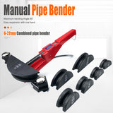Maxbell Refrigeration Ratcheting Tubing Benders Hand Tool Metal for Threading Pipe