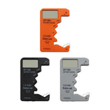Maxbell Portable Battery Tester Battery Tester Checker Universal for 9V 1.5V AA Orange