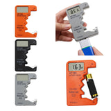 Maxbell Portable Battery Tester Battery Tester Checker Universal for 9V 1.5V AA Orange