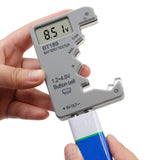 Maxbell Portable Battery Tester Battery Tester Checker Universal for 9V 1.5V AA Orange