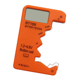 Maxbell Portable Battery Tester Battery Tester Checker Universal for 9V 1.5V AA Orange