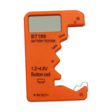 Maxbell Portable Battery Tester Battery Tester Checker Universal for 9V 1.5V AA Orange