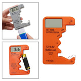 Maxbell Portable Battery Tester Battery Tester Checker Universal for 9V 1.5V AA Orange