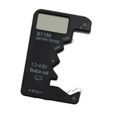 Maxbell Portable Battery Tester Battery Tester Checker Universal for 9V 1.5V AA Black
