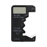 Maxbell Portable Battery Tester Battery Tester Checker Universal for 9V 1.5V AA Black