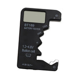 Maxbell Portable Battery Tester Battery Tester Checker Universal for 9V 1.5V AA Black