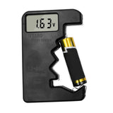 Maxbell Portable Battery Tester Battery Tester Checker Universal for 9V 1.5V AA Black