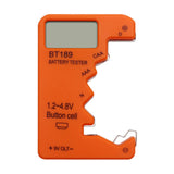 Maxbell Portable Battery Tester Battery Tester Checker Universal for 9V 1.5V AA Argent