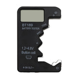 Maxbell Portable Battery Tester Battery Tester Checker Universal for 9V 1.5V AA Argent