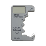 Maxbell Portable Battery Tester Battery Tester Checker Universal for 9V 1.5V AA Argent
