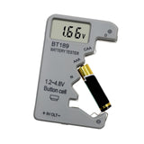 Maxbell Portable Battery Tester Battery Tester Checker Universal for 9V 1.5V AA Argent