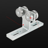 Maxbell Electric Hoist Installation Roller Trolley for 1-5/8" Wide and 1-5/8"