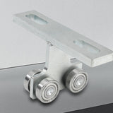 Maxbell Electric Hoist Installation Roller Trolley for 1-5/8" Wide and 1-5/8"