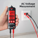 Maxbell Pocket Voltage Detector Multimeter Removeable Test Leads for Electricians with tool bag