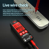 Maxbell Pocket Voltage Detector Multimeter Removeable Test Leads for Electricians with tool bag
