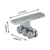 Maxbell 6 Wheel Trolley T Track Accessories for Freight Winch Electric Hoist