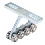 Maxbell Installation Roller Trolley 8 Wheel Silent Hardware Accs Smooth for HH008